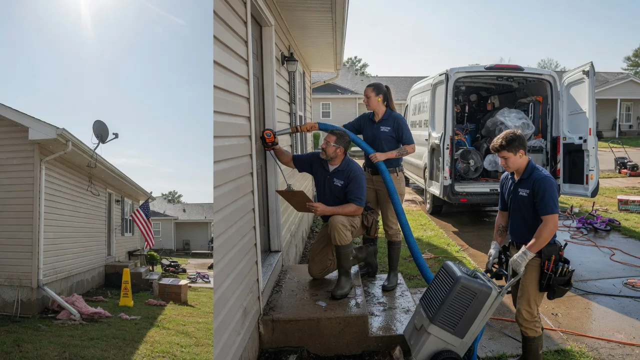 Ceiling Water Damage Restoration in Roberts, ID near me